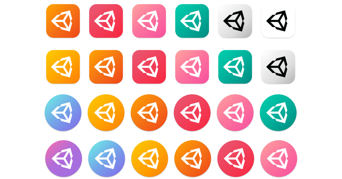 Free Unity App Icons - Feature Image