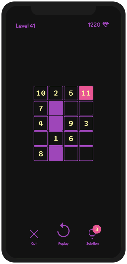 Sebosuki - Relaxing Number Puzzle Game