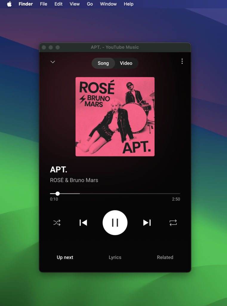 YouTube Music, Now a Native Mac App